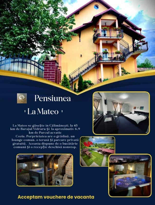 La Mateo Hotel Calimanesti Luaran gambar